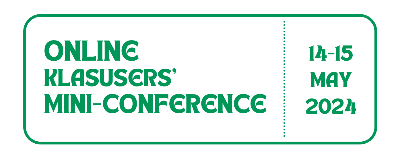 2024 KLASUsers' Mini-Conference header graphic