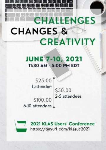 2021 Online KLAS Users' Conference