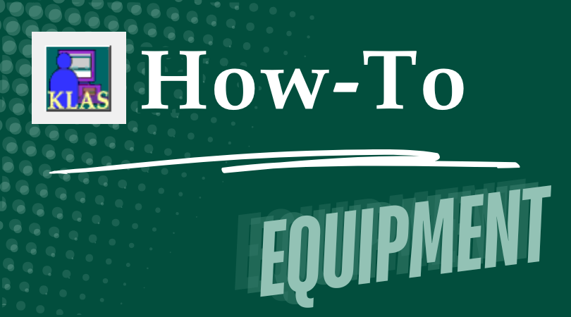 How-To header for Equipment